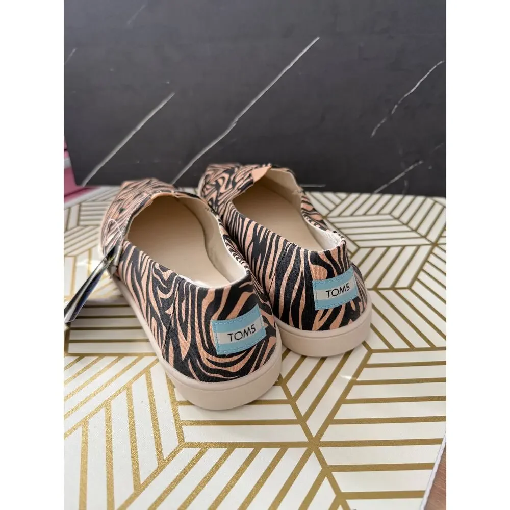 TOMS Women's Alpargata Plus Animal Print Ortholite | Size 11